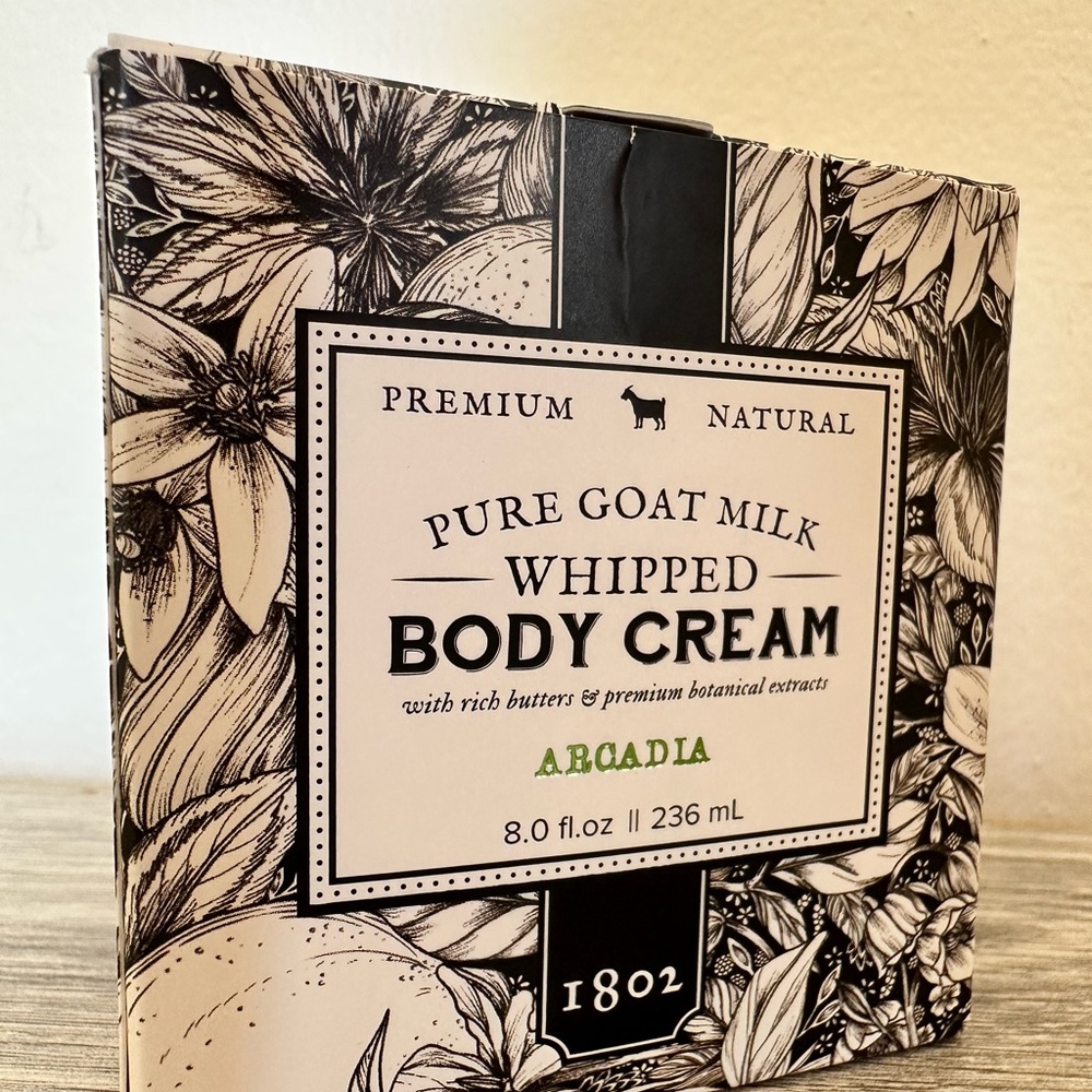 Beekman 1802 Arcadia Goat Milk Body Cream - Black & White